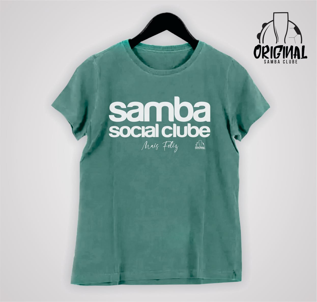 Camisa Feminina Mais Feliz - Samba Social Clube