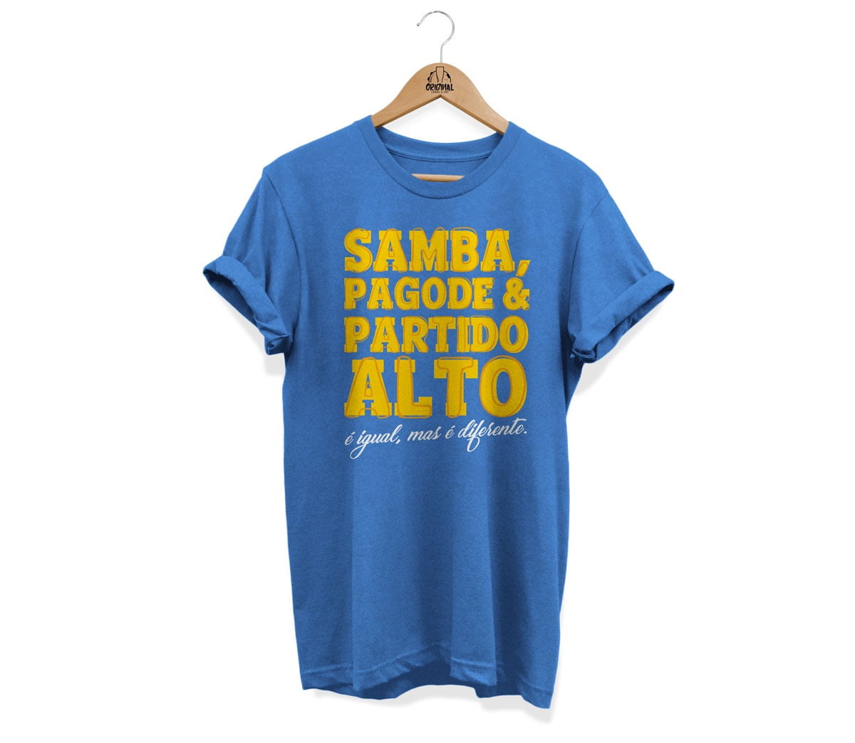 Camisa Estonada Samba x Pagode: Igual, mas diferente